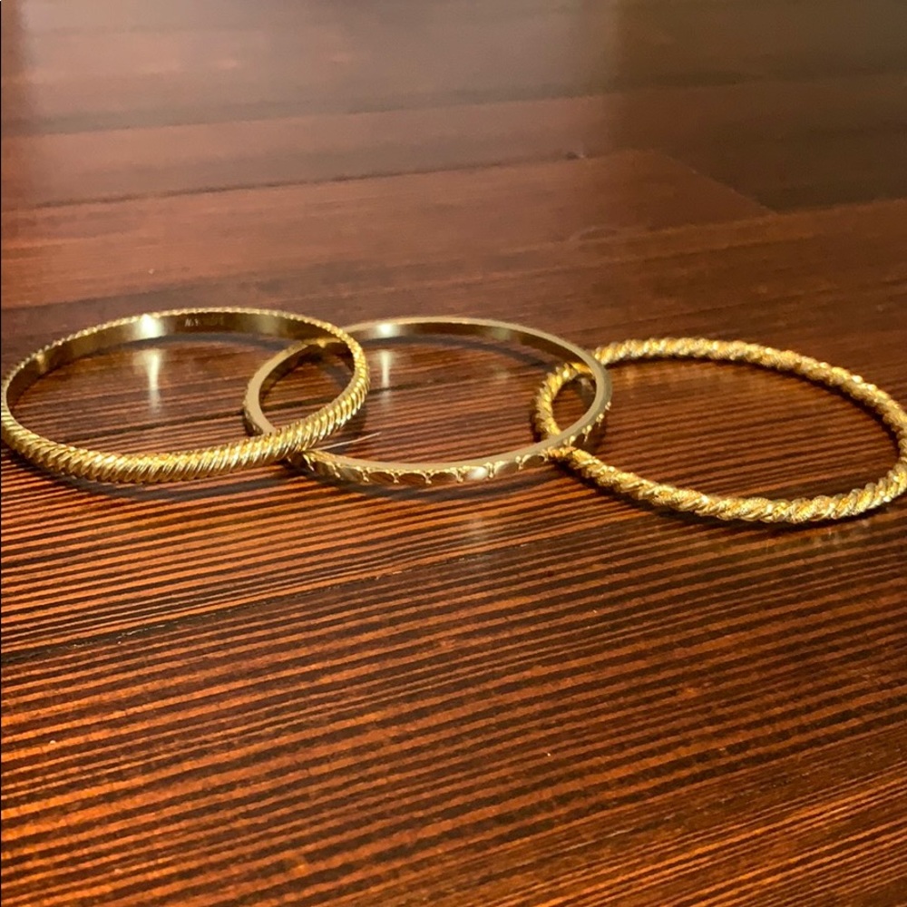 3 stackable bracelets/bangles